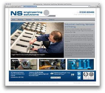 New website for NS Engineering