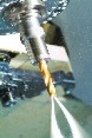 Drill with through coolant